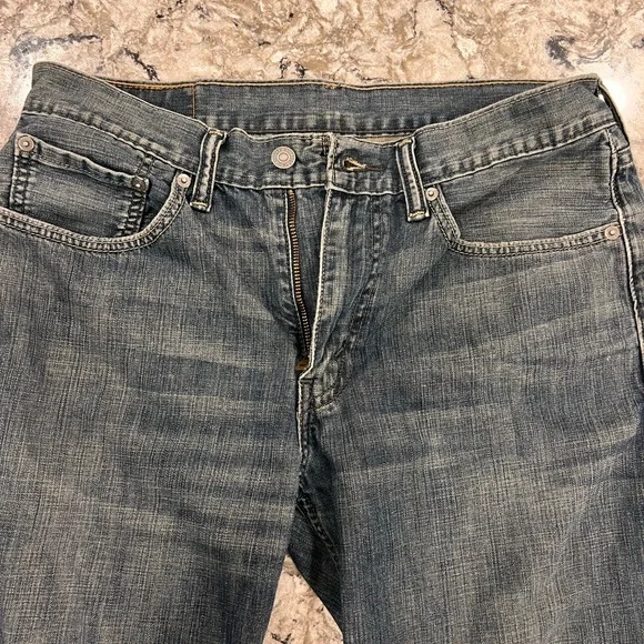 Levi's Men's Dark Gray Straight Jeans - Picture 3 of 5